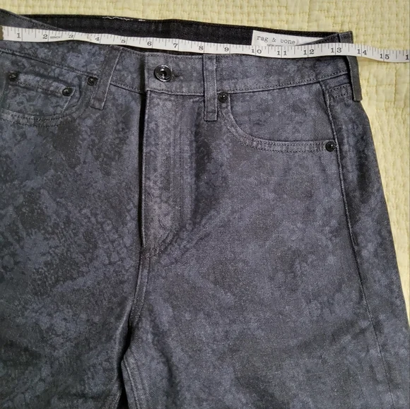 Rag & Bone Nina High Rise Ankle Cigarette Jeans Size 26 - Picture 14 of 16